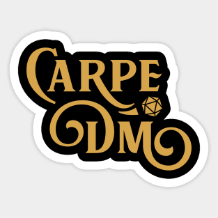 Carpe DM Game Master Tabletop RPG Gaming Sticker